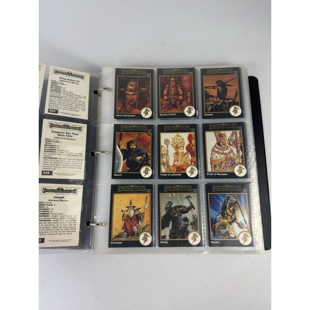Mixed Lot Of TSR 1992 dungeons And dragons cards